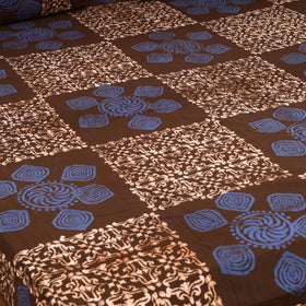 Hand Block Batik Print Cotton Double Bedsheet Set (108 x 90 in) 05
