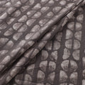 Grey - Authentic Kutch Hand Block Batik Print Pure Handwoven Natural Dyed Kala Cotton Fabric 25