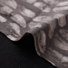 Grey - Authentic Kutch Hand Block Batik Print Pure Handwoven Natural Dyed Kala Cotton Fabric 25