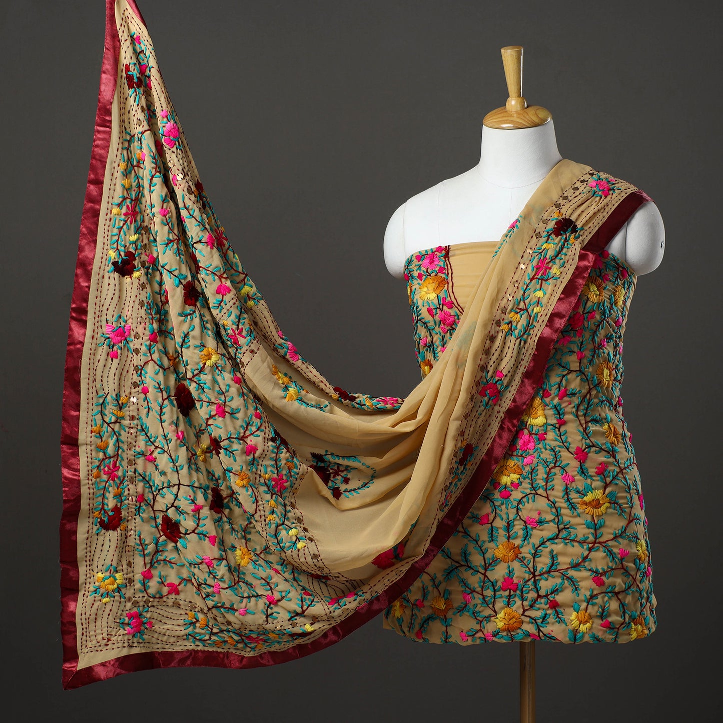 Phulkari Dress Material