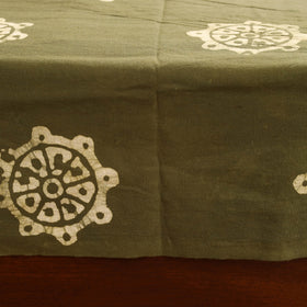 Hand Block Batik Print Cotton Double Bedsheet Set (108 x 90 in) 06