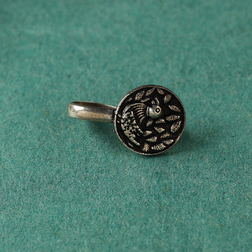 silver nose pin