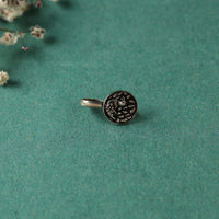 silver nose pin