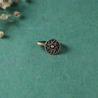 silver nose pin