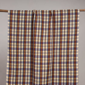Handloom fine cotton checks bath towel 01 - handcrafted