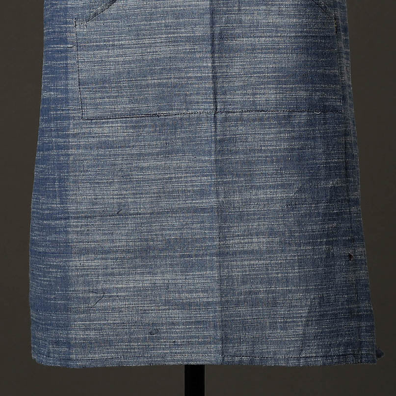 Plain Handloom Jhiri Cotton Apron with Pocket