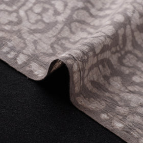 Grey - Authentic Kutch Hand Block Batik Print Pure Handwoven Natural Dyed Kala Cotton Fabric 27