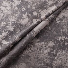 Grey - Authentic Kutch Hand Block Batik Print Pure Handwoven Natural Dyed Kala Cotton Fabric 30