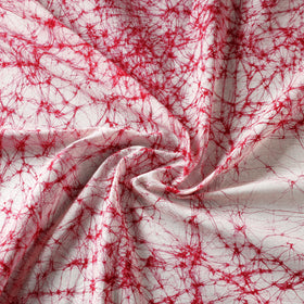  Pink Cotton Hand Batik Print Fabric