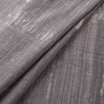 Grey - Authentic Kutch Hand Block Batik Print Pure Handwoven Natural Dyed Kala Cotton Fabric 31