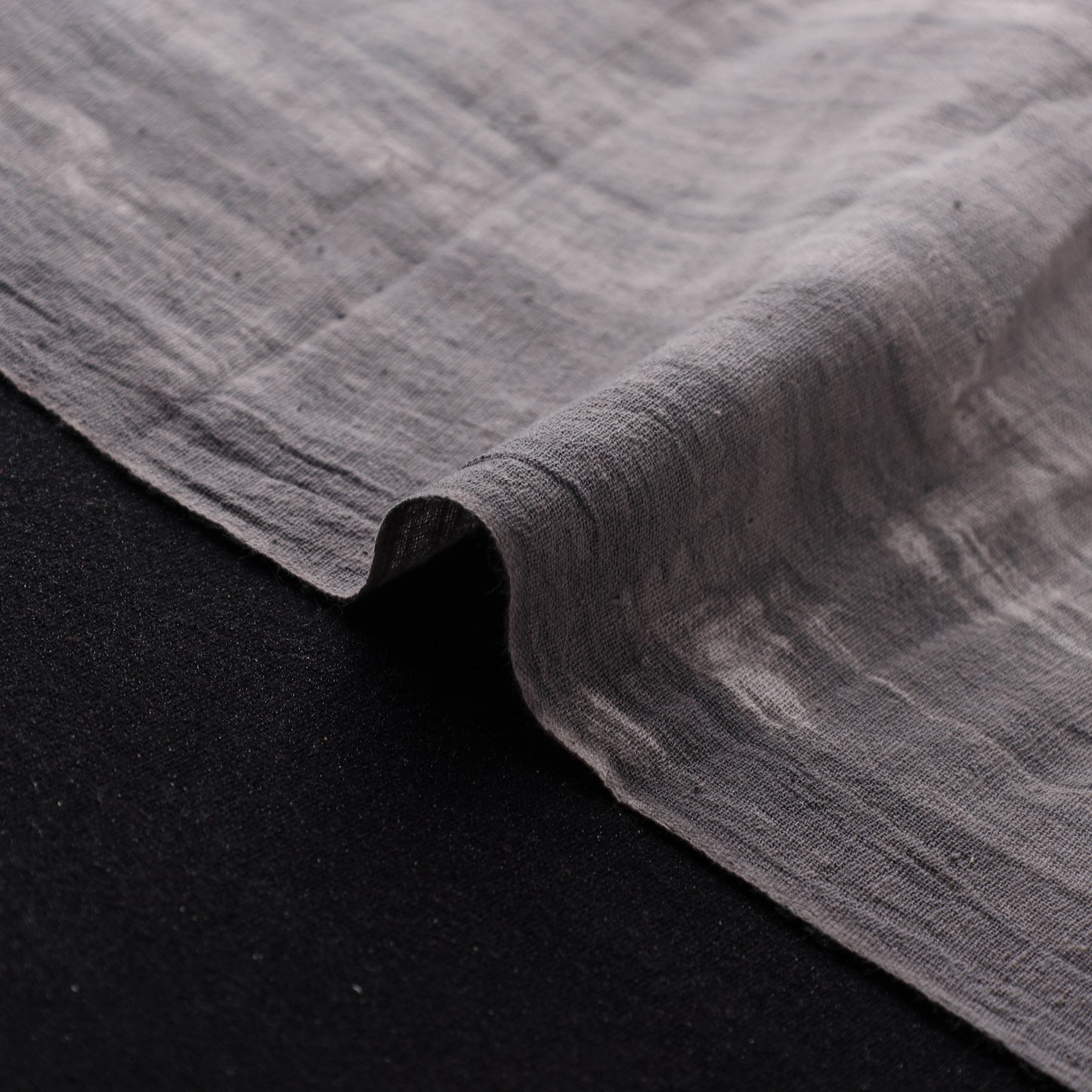 Grey - Authentic Kutch Hand Block Batik Print Pure Handwoven Natural Dyed Kala Cotton Fabric 31