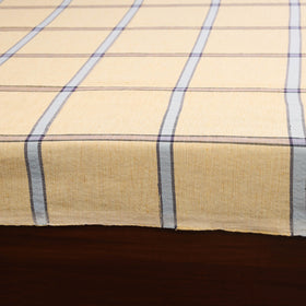 Yellow - double handloom cotton bed sheet (108 x 90 in) 26