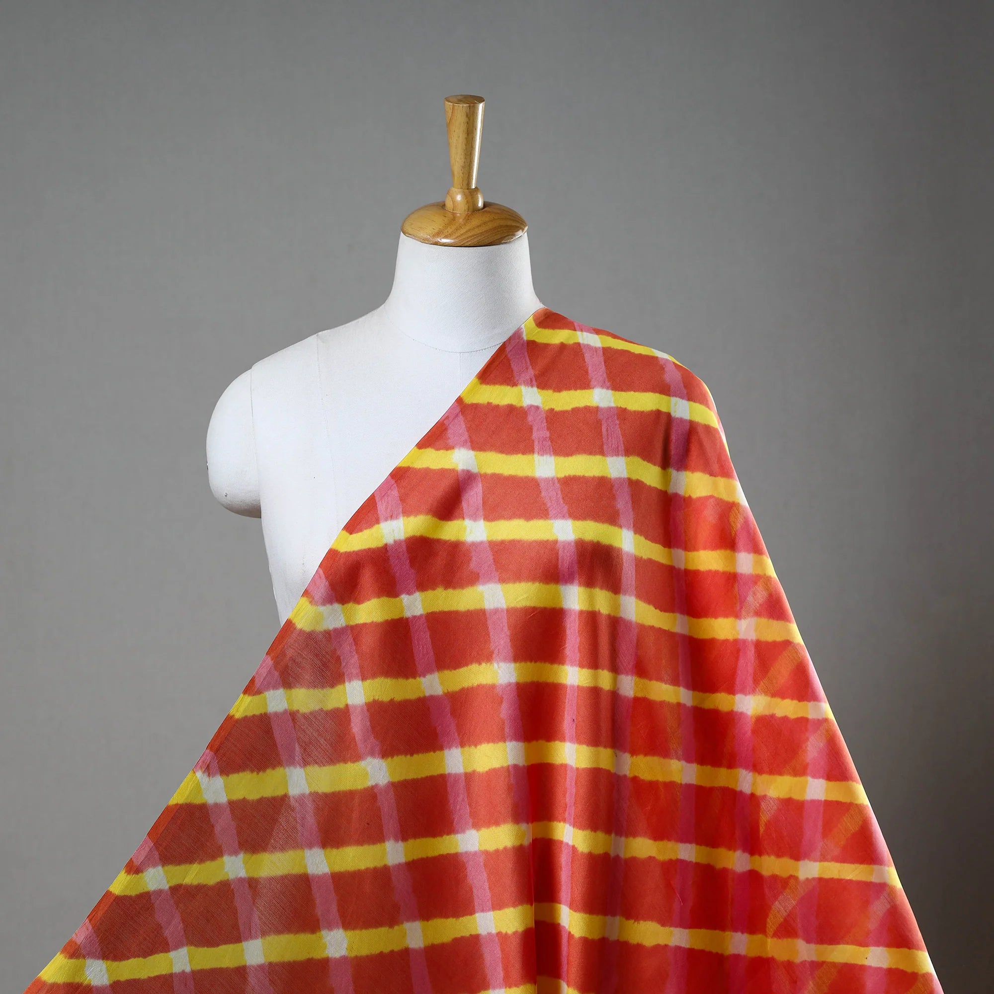 Finished leheriya fabric