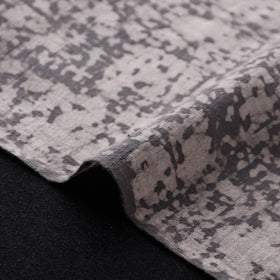 Grey - Authentic Kutch Hand Block Batik Print Pure Handwoven Natural Dyed Kala Cotton Fabric 34