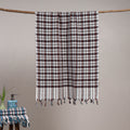 Handloom fine cotton checks bath towel 10 - handcrafted