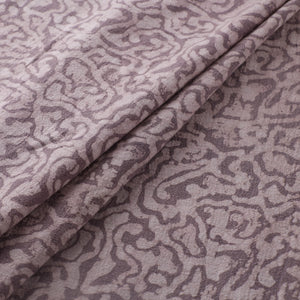 Purple - Authentic Kutch Hand Block Batik Print Pure Handwoven Natural Dyed Kala Cotton Fabric 35