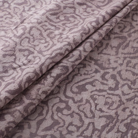 Purple - Authentic Kutch Hand Block Batik Print Pure Handwoven Natural Dyed Kala Cotton Fabric 35