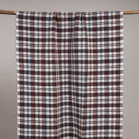 Handloom fine cotton checks bath towel 10 - handcrafted