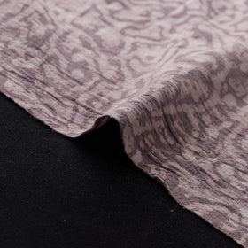 Purple - Authentic Kutch Hand Block Batik Print Pure Handwoven Natural Dyed Kala Cotton Fabric 35