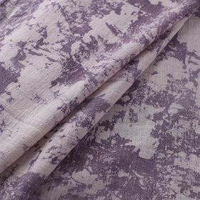Purple - Authentic Kutch Hand Block Batik Print Pure Handwoven Natural Dyed Kala Cotton Fabric 36