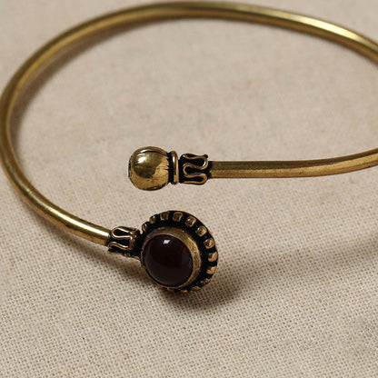 Antique Finish Oxidised German Silver Bracelet (Adjustable)