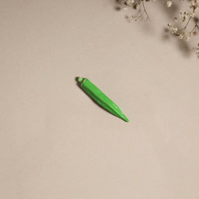 Ladyfinge - handpainted terracotta magnet 08 - handcrafted