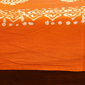 Hand Block Batik Print Cotton Double Bedsheet Set (108 x 90 in) 13