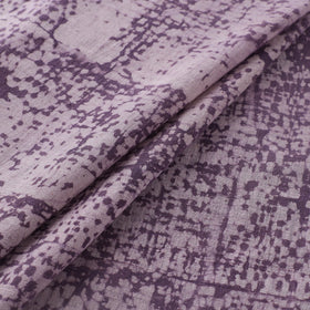 Purple - Authentic Kutch Hand Block Batik Print Pure Handwoven Natural Dyed Kala Cotton Fabric 40