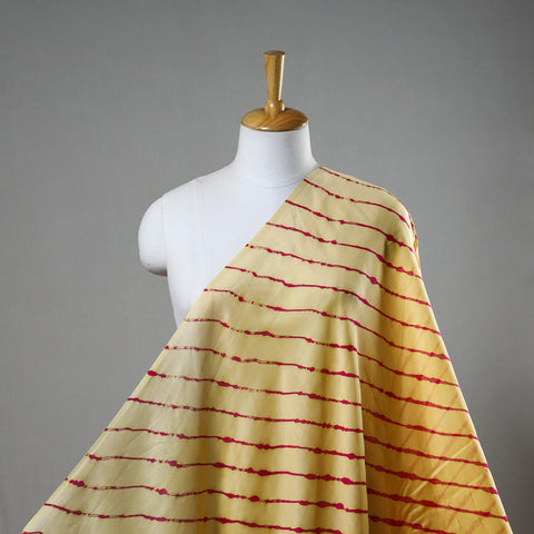 Handloom Chanderi Silk Tie-Dye Leheriya Fabric 19