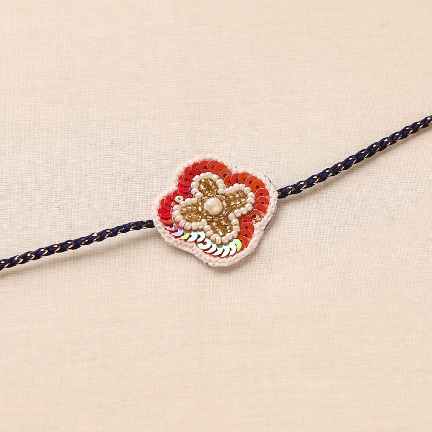  Handmade Thread & Beadwork Rakhi By Jugni 