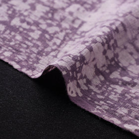 Purple - Authentic Kutch Hand Block Batik Print Pure Handwoven Natural Dyed Kala Cotton Fabric 40