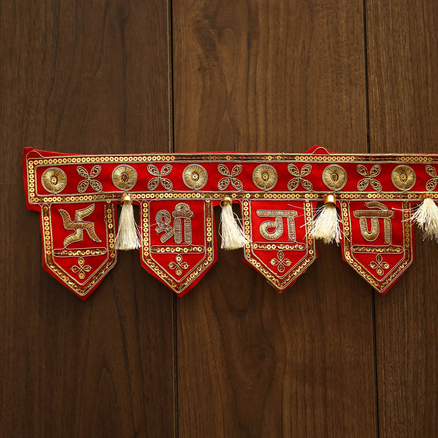 Handmade kutch embroidery toran 01 - handcrafted