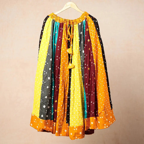 Bandhani skirt