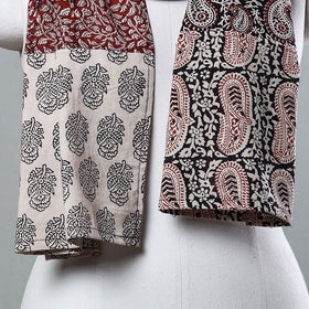  Bagh Block Printed Patchwork Cotton Stole 