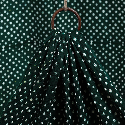 Phthalo Green Kutch Bandhani Tie-Dye Cotton Fabric
