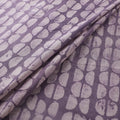 Purple - Authentic Kutch Hand Block Batik Print Pure Handwoven Natural Dyed Kala Cotton Fabric 44