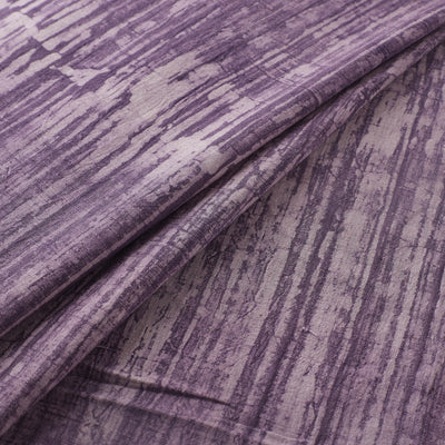 Purple - Authentic Kutch Hand Block Batik Print Pure Handwoven Natural Dyed Kala Cotton Fabric 45