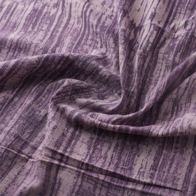 Purple - Authentic Kutch Hand Block Batik Print Pure Handwoven Natural Dyed Kala Cotton Fabric 45