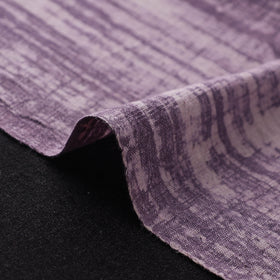 Purple - Authentic Kutch Hand Block Batik Print Pure Handwoven Natural Dyed Kala Cotton Fabric 45