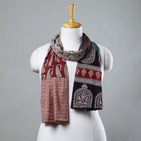  Bagh Block Printed Patchwork Cotton Stole Online at iTokri.com