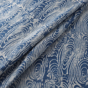 Blue - Authentic Kutch Hand Block Batik Print Pure Handwoven Natural Dyed Kala Cotton Fabric 47