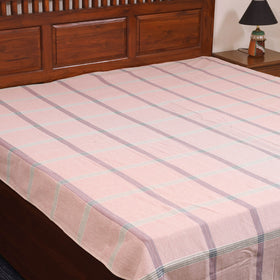 Purple - double handloom cotton bed sheet (108 x 90 in) 38