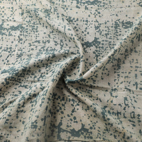 Green - Authentic Kutch Hand Block Batik Print Pure Handwoven Natural Dyed Kala Cotton Fabric 51