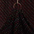 Black - kutch tie-dye cotton bandhani fabric 26