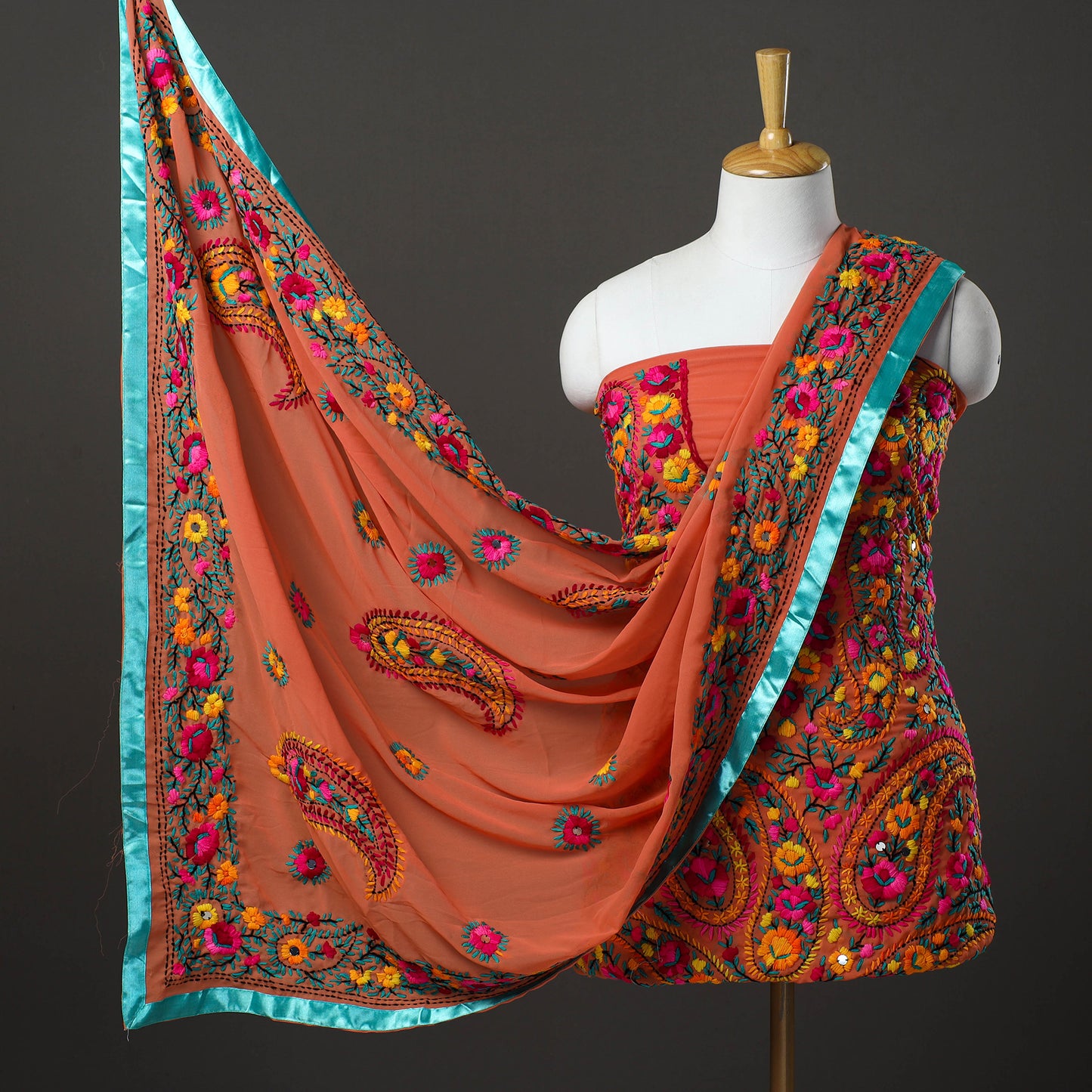 Phulkari Dress Material