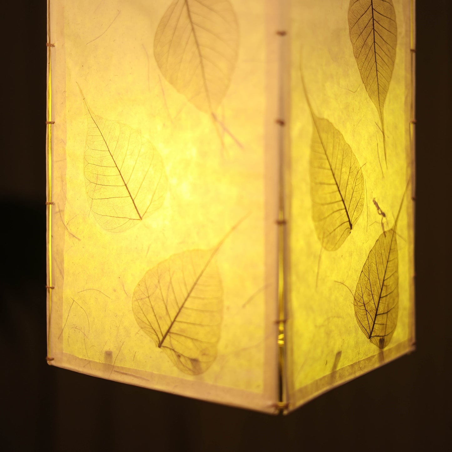 Leaf Art Work Hanging Lamp Shade