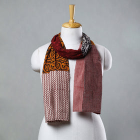  Bagh Block Printed Patchwork Cotton Stole Online at iTokri.com