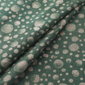 Green - Authentic Kutch Hand Block Batik Print Pure Handwoven Natural Dyed Kala Cotton Fabric 55