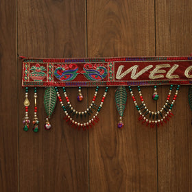 Handmade bead work kutch embroidery toran 23 - handcrafted