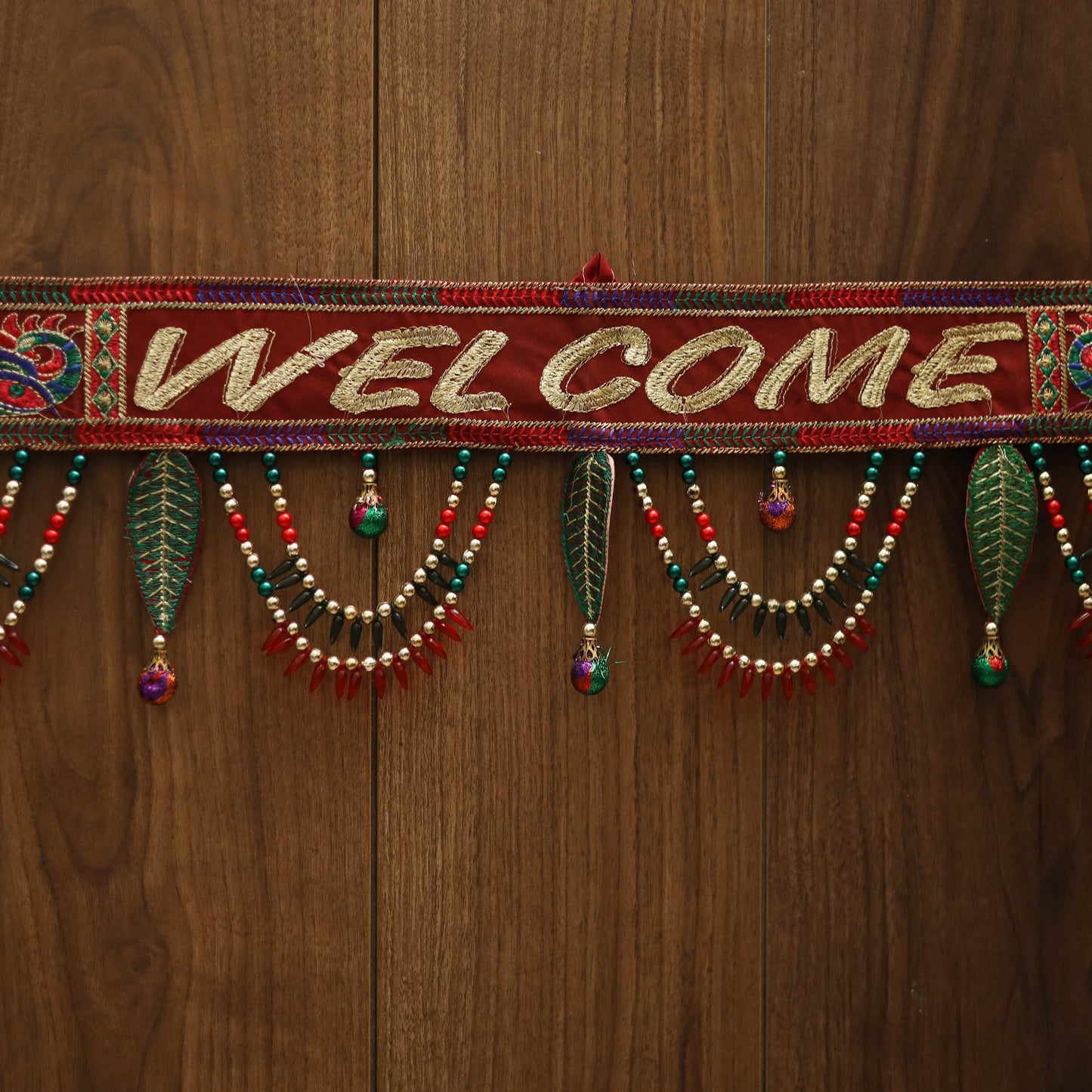 Handmade bead work kutch embroidery toran 23 - handcrafted